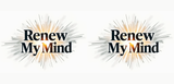 Bible Verse Christian Mug: Renew My Mind (Design 8)
