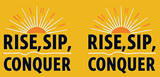 Bible Verse Christian Mug: Rise Sip Conquer (Design 5)