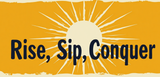 Bible Verse Christian Mug: Rise Sip Conquer (Design 6)