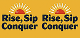 Bible Verse Christian Mug: Rise Sip Conquer (Design 9)