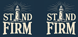 Bible Verse Christian Mug: Stand Firm (Design 2)