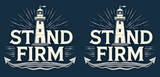 Bible Verse Christian Mug: Stand Firm (Design 4)