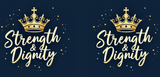 Bible Verse Christian Mug: Strength & Dignity (Design 6)