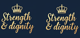 Bible Verse Christian Mug: Strength & Dignity (Design 7)