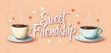 Bible Verse Christian Mug: Sweet Friendship (Design 1)