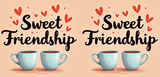 Bible Verse Christian Mug: Sweet Friendship (Design 2)