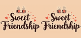 Bible Verse Christian Mug: Sweet Friendship (Design 8)