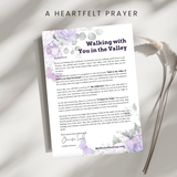 Held in the Valley of Grief: 100-Day Christian Grief Journal & Devotional Workbook (International A4 Size)