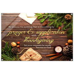 Contemporary Acrylic Print |  Let Your Request Be Made Known To God ~Philippians 4:6~