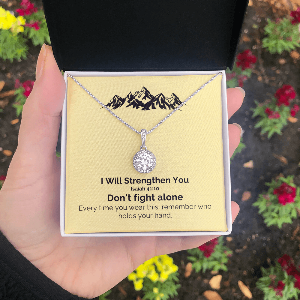 I Will Strengthen You (Isaiah 41:10) | Eternal Hope Pendant Necklace