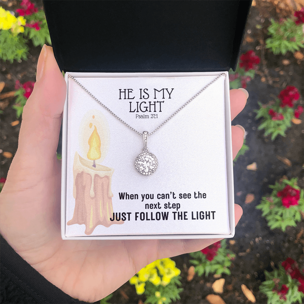 He Is My Light (Psalm 27:1) | Eternal Hope Pendant Necklace