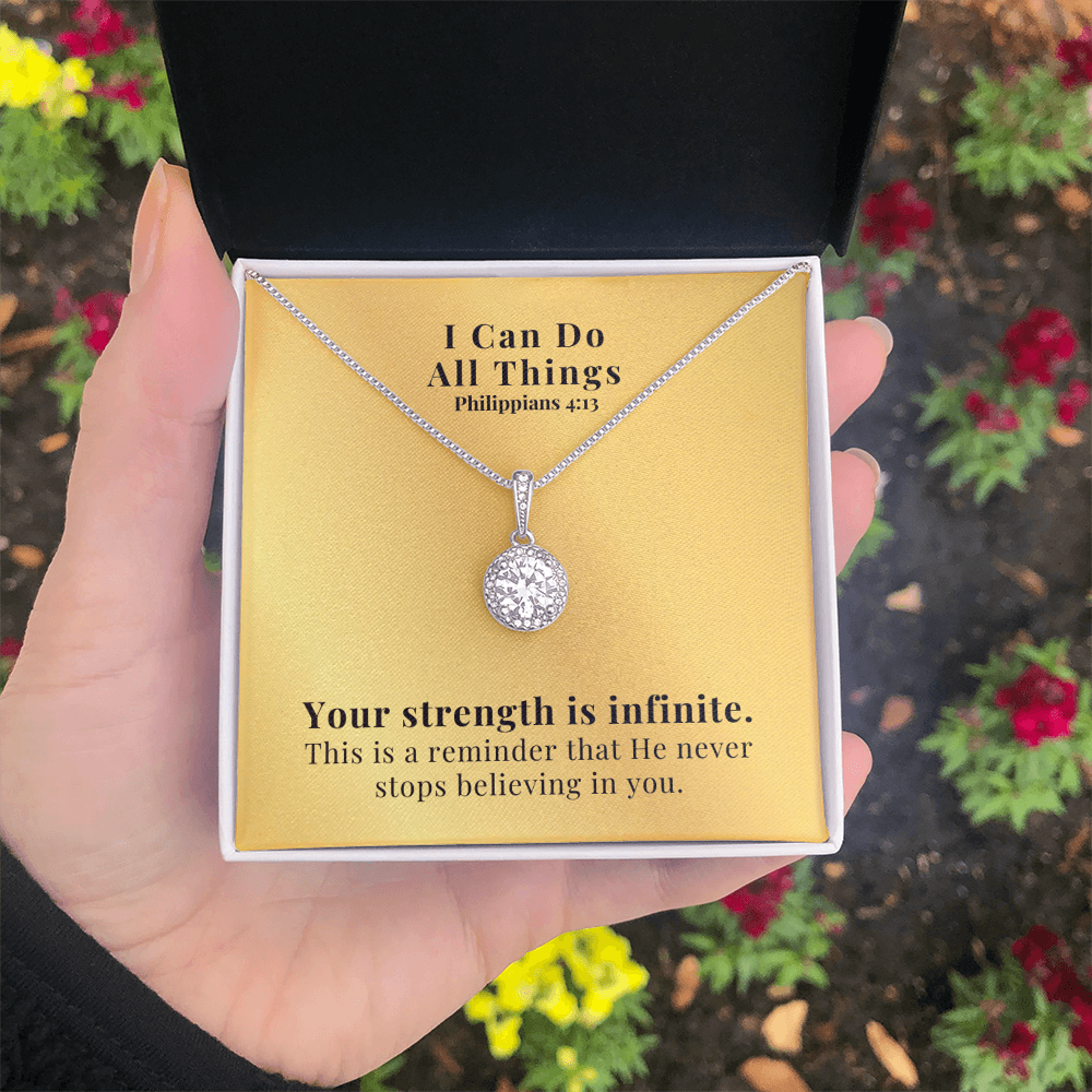 I Can Do All Things (Philippians 4:13) | Eternal Hope Pendant Necklace