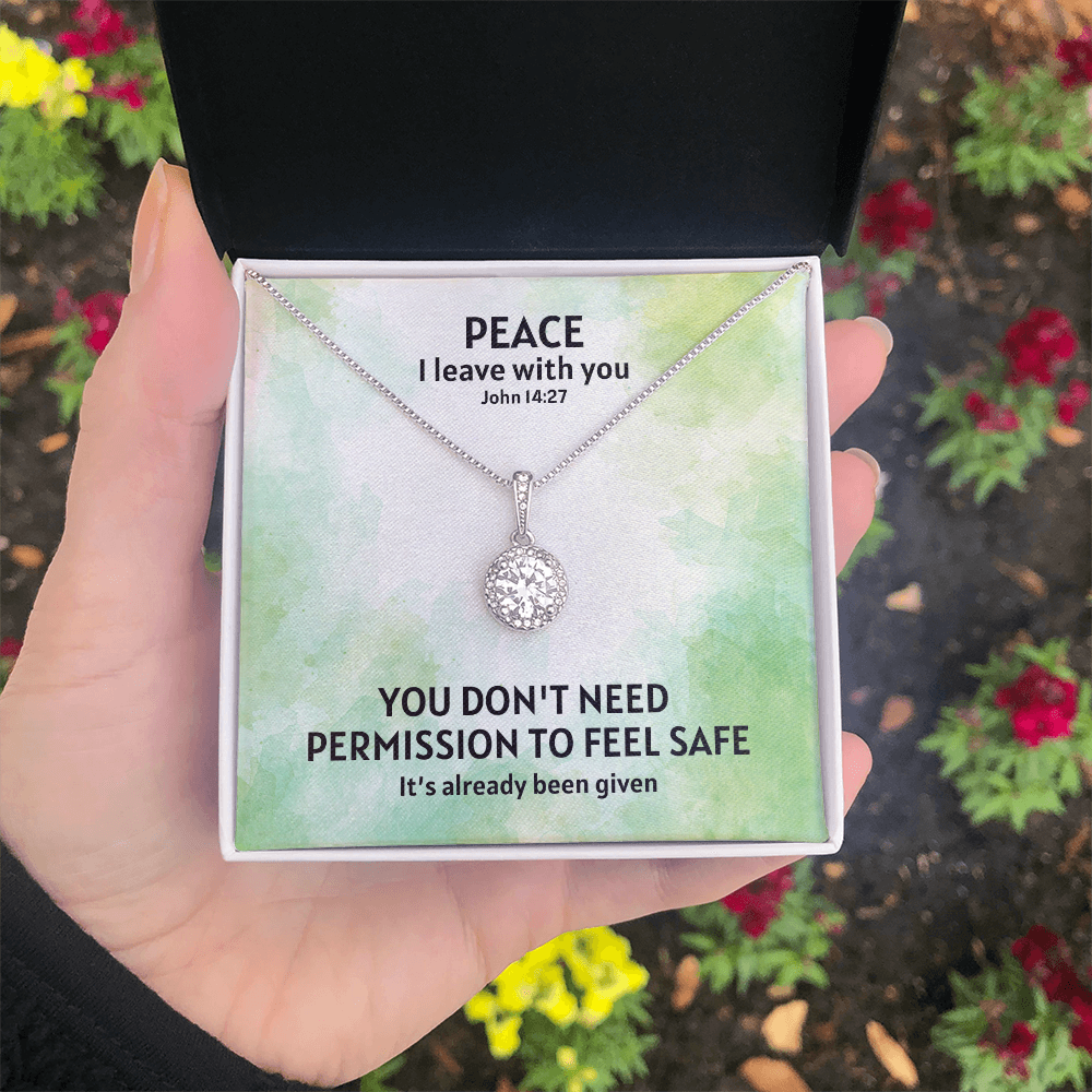 Peace I Leave With You (John 14:27) | Eternal Hope Pendant Necklace