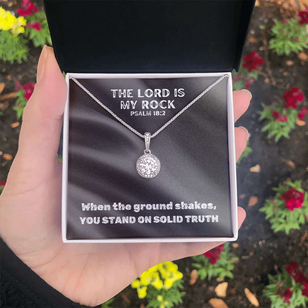 The Lord Is My Rock (Psalm 18:2) | Eternal Hope Pendant Necklace