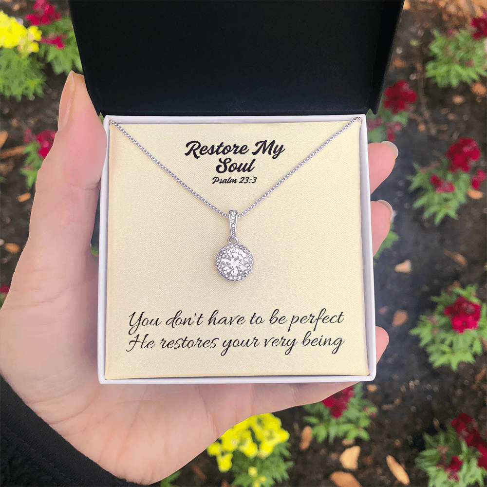 Restore My Soul (Psalm 23:3) | Eternal Hope Pendant Necklace