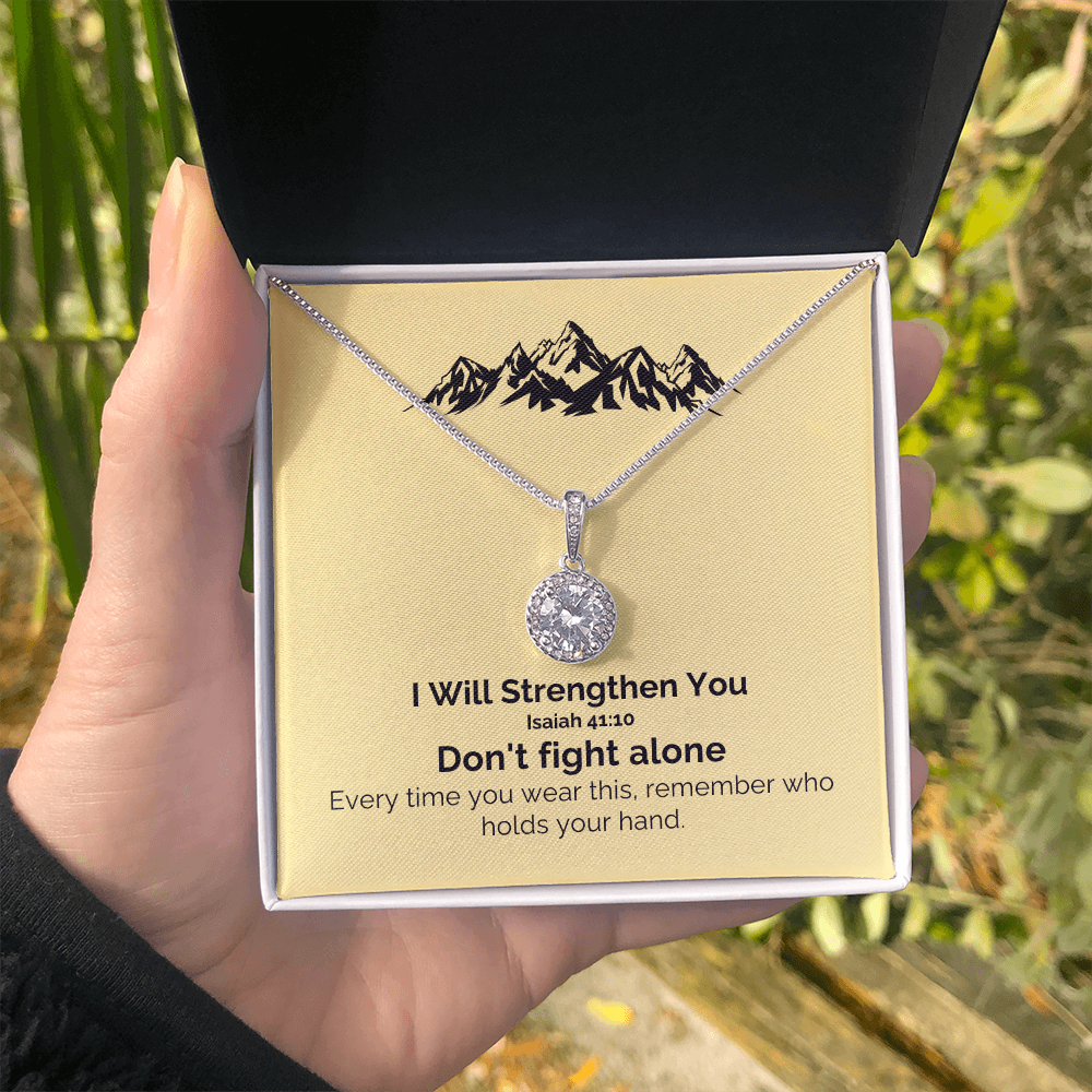 I Will Strengthen You (Isaiah 41:10) | Eternal Hope Pendant Necklace