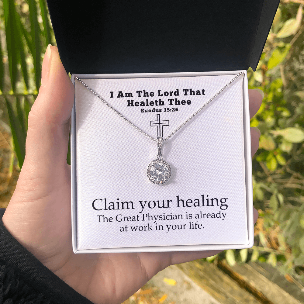 I Am The Lord That Healeth Thee (Exodus 15:26) | Eternal Hope Pendant Necklace