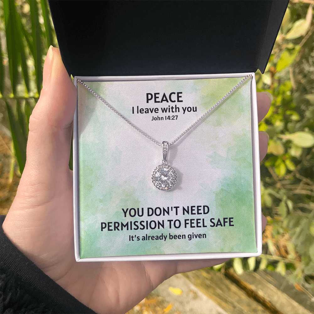 Peace I Leave With You (John 14:27) | Eternal Hope Pendant Necklace