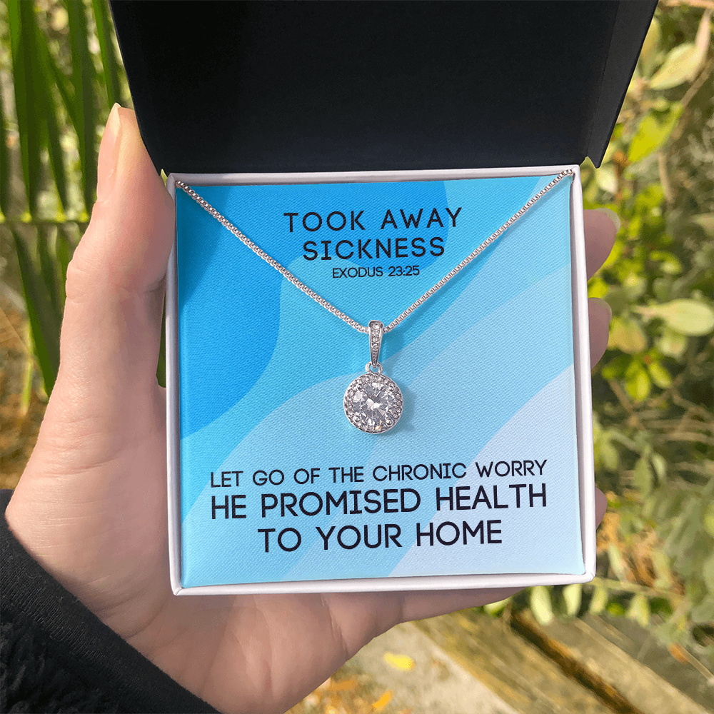 Took Away Sickness (Exodus 23:25) | Eternal Hope Pendant Necklace