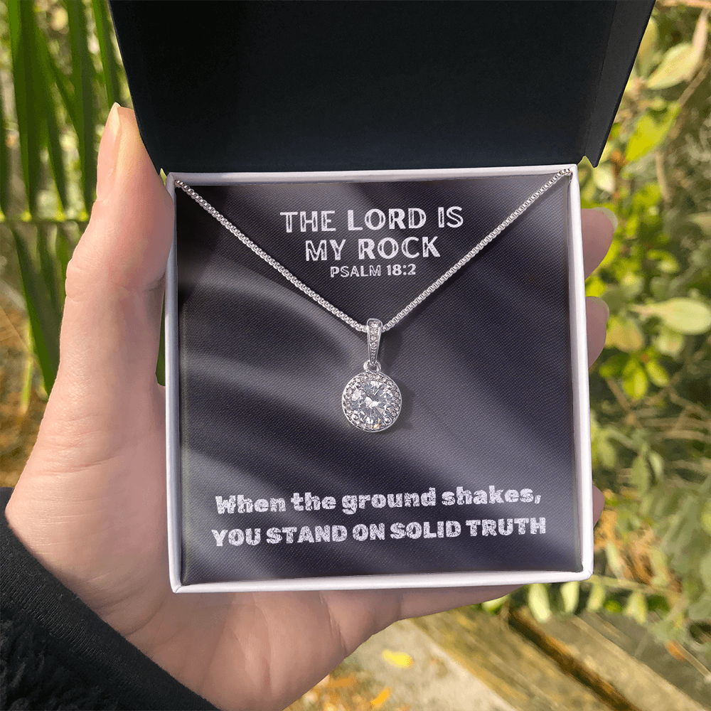 The Lord Is My Rock (Psalm 18:2) | Eternal Hope Pendant Necklace