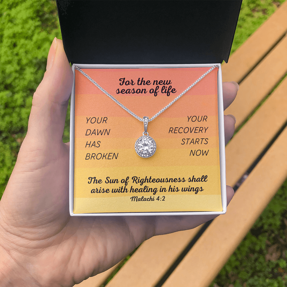 Healing In His Wings (Malachi 4:2) | Eternal Hope Pendant Necklace