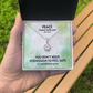 Peace I Leave With You (John 14:27) | Eternal Hope Pendant Necklace