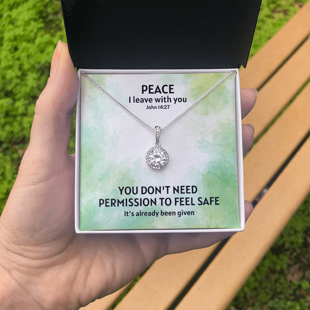 Peace I Leave With You (John 14:27) | Eternal Hope Pendant Necklace