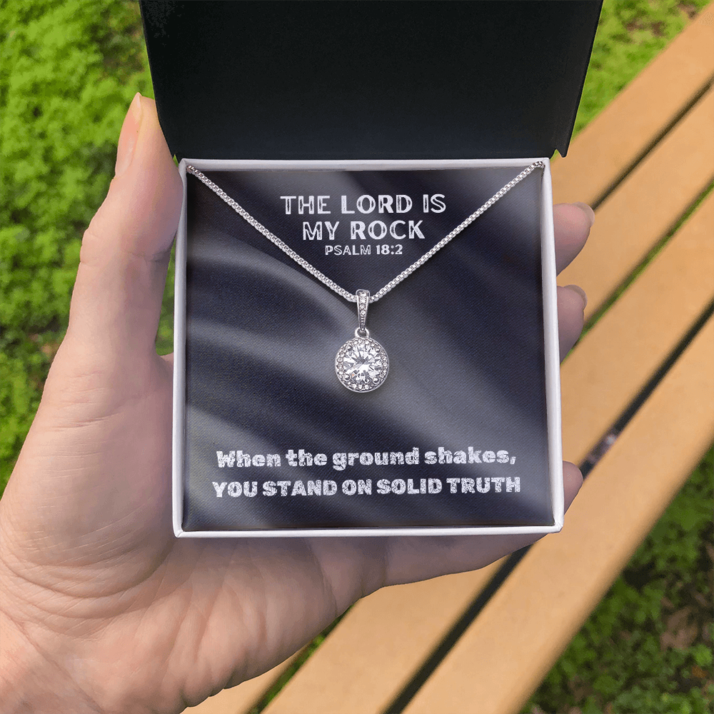 The Lord Is My Rock (Psalm 18:2) | Eternal Hope Pendant Necklace
