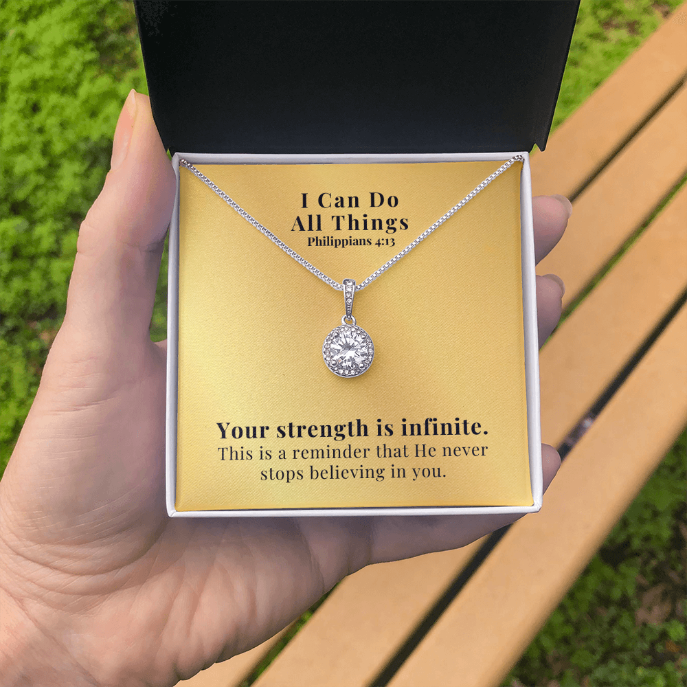 I Can Do All Things (Philippians 4:13) | Eternal Hope Pendant Necklace