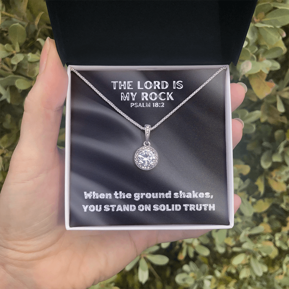The Lord Is My Rock (Psalm 18:2) | Eternal Hope Pendant Necklace