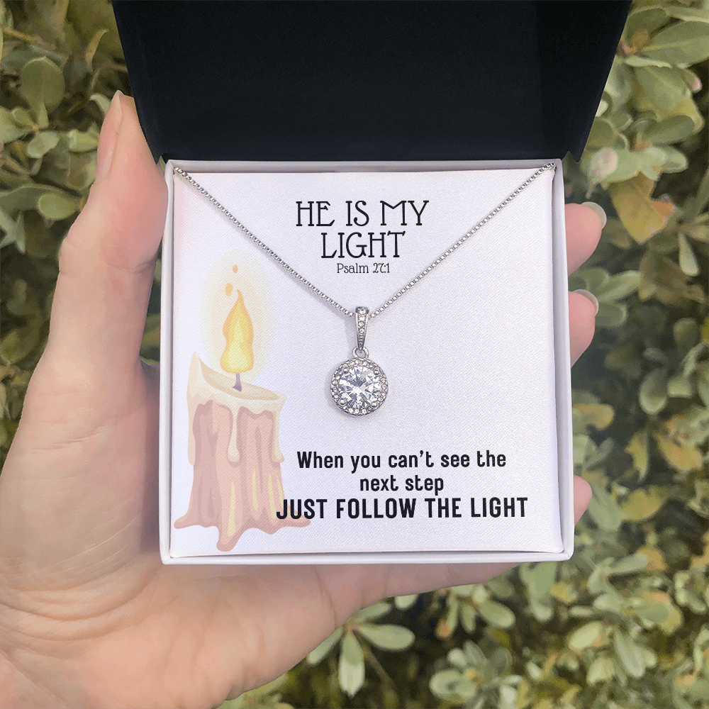 He Is My Light (Psalm 27:1) | Eternal Hope Pendant Necklace