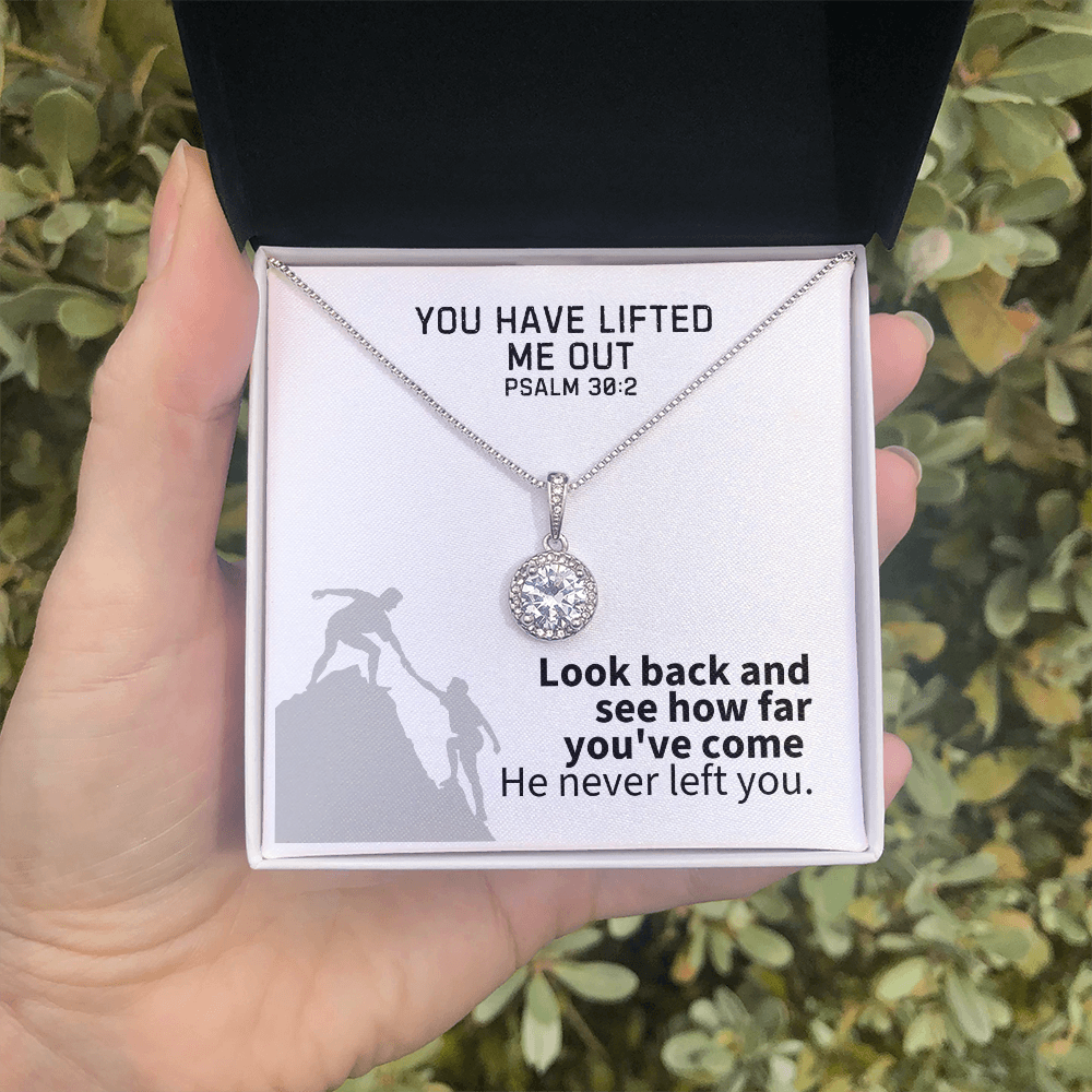 You Have Lifted Me Out (Psalm 30:2) | Eternal Hope Pendant Necklace