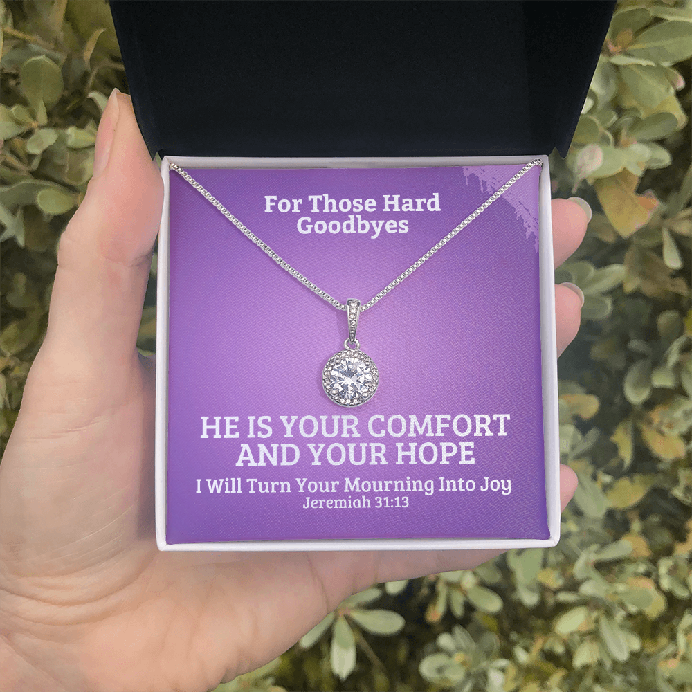 I Will Turn Your Mourning Into Joy (Jeremiah 31:13) | Eternal Hope Pendant Necklace