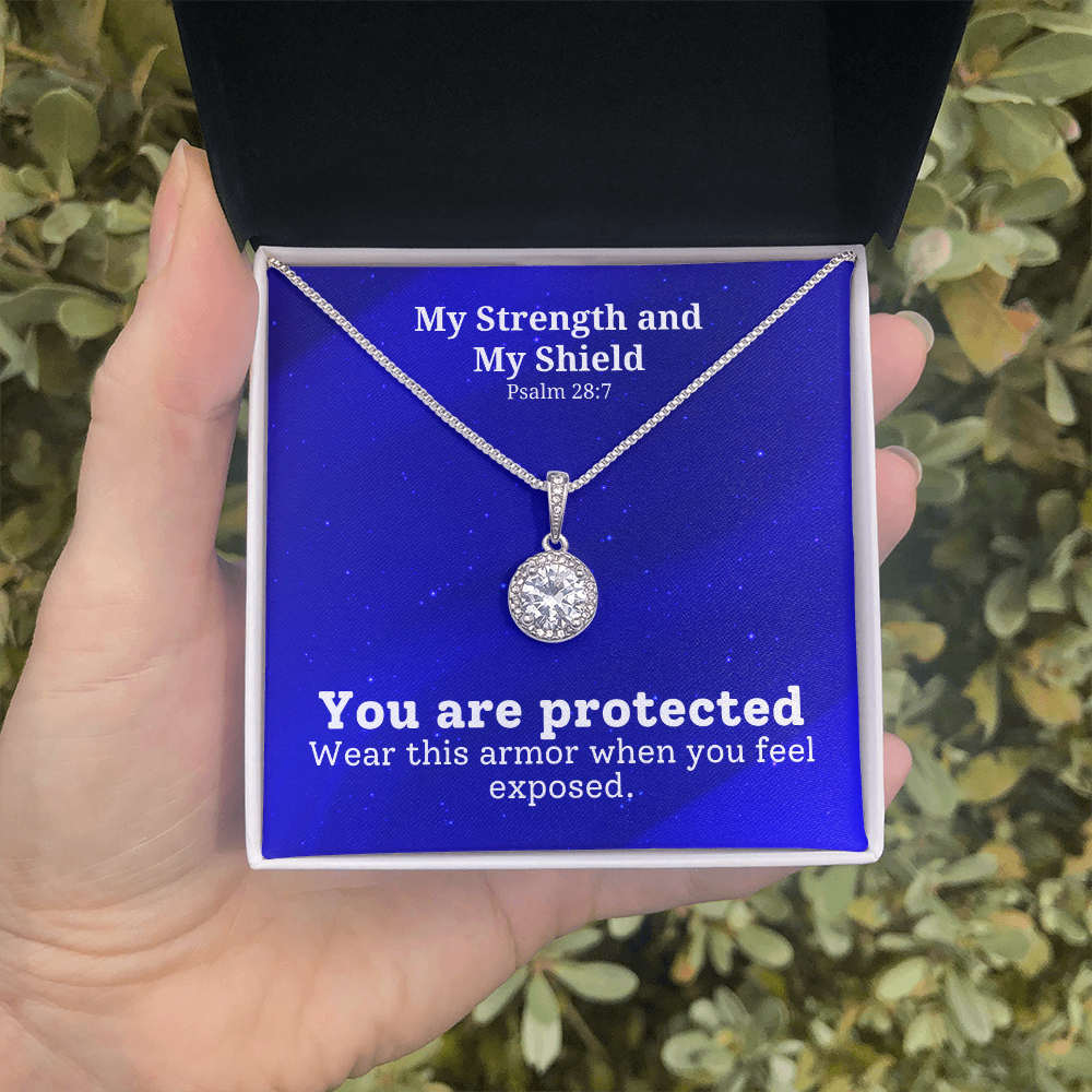 My Strength and My Shield (Psalm 28:7) | Eternal Hope Pendant Necklace