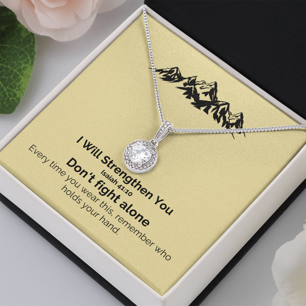 I Will Strengthen You (Isaiah 41:10) | Eternal Hope Pendant Necklace
