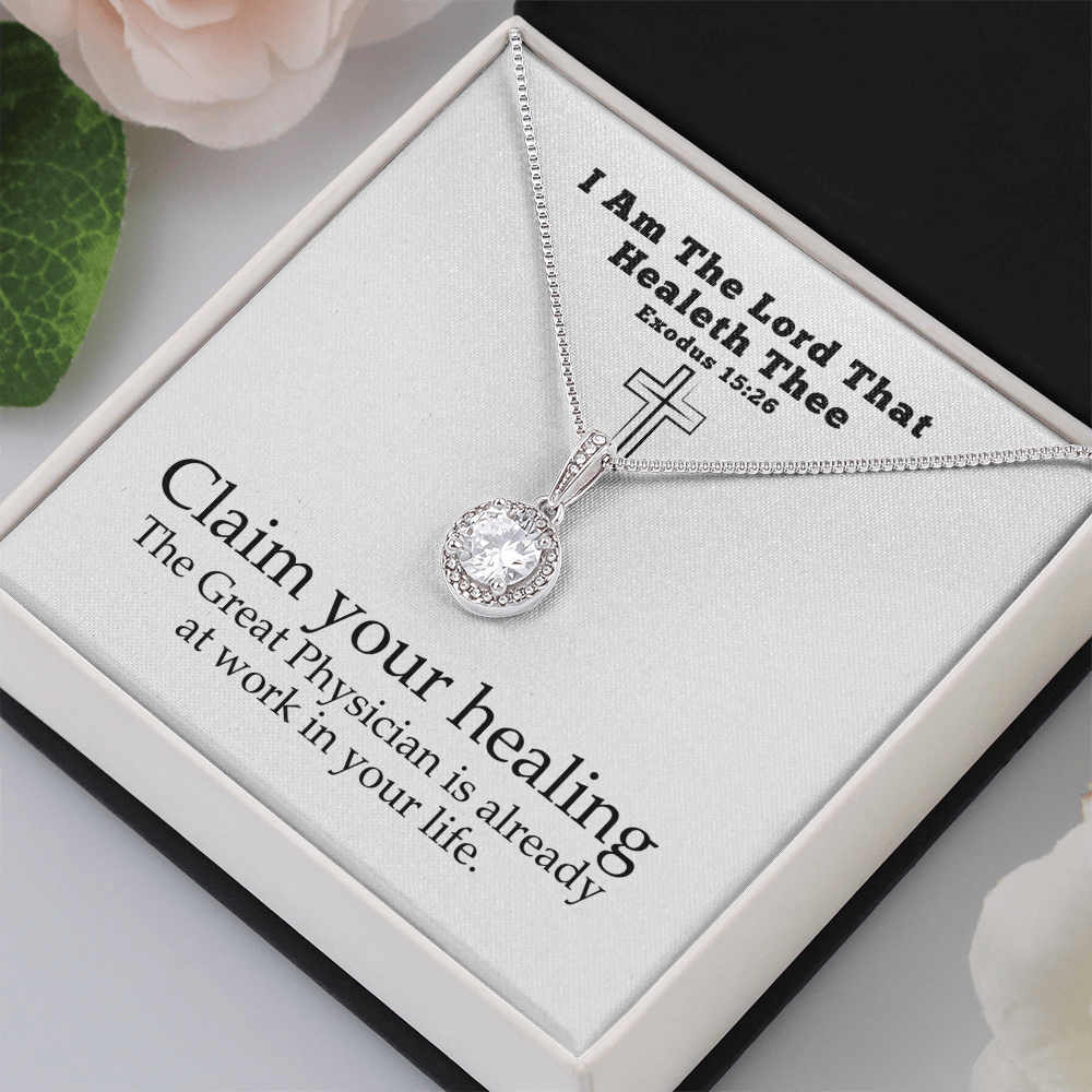 I Am The Lord That Healeth Thee (Exodus 15:26) | Eternal Hope Pendant Necklace