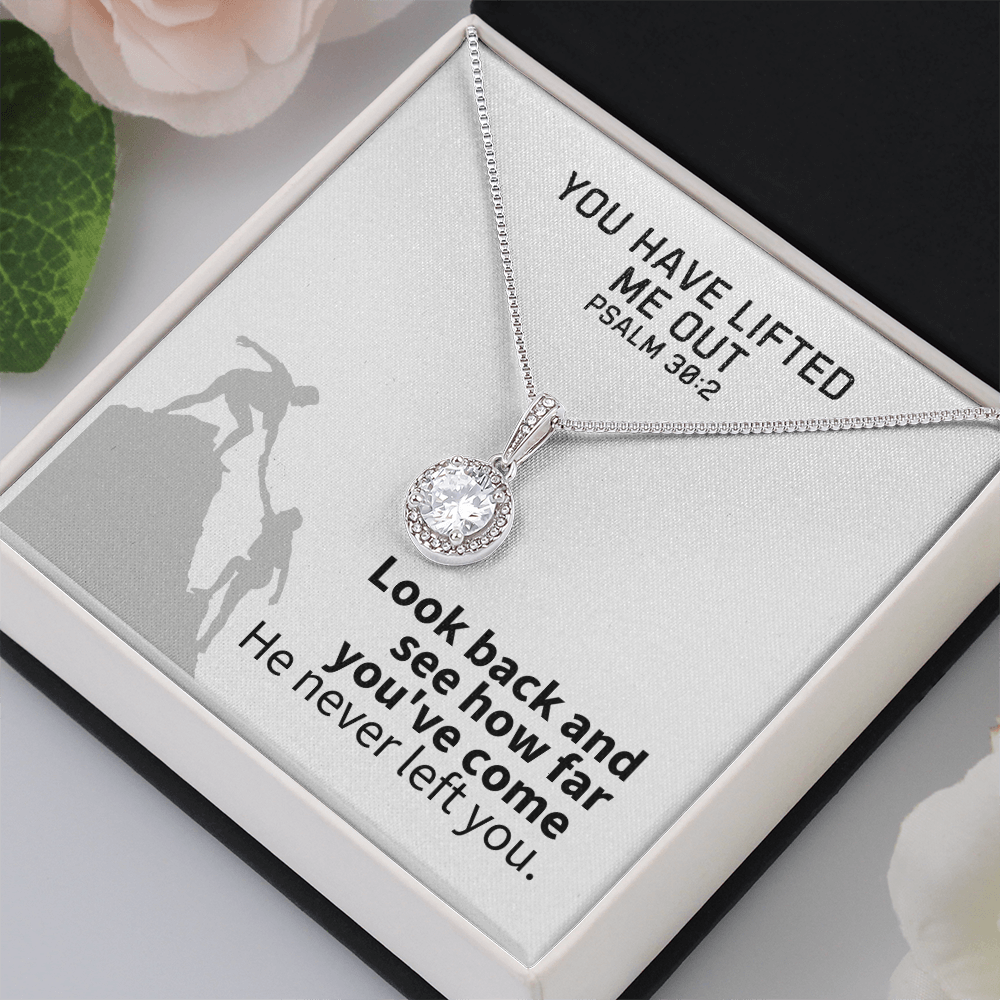 You Have Lifted Me Out (Psalm 30:2) | Eternal Hope Pendant Necklace