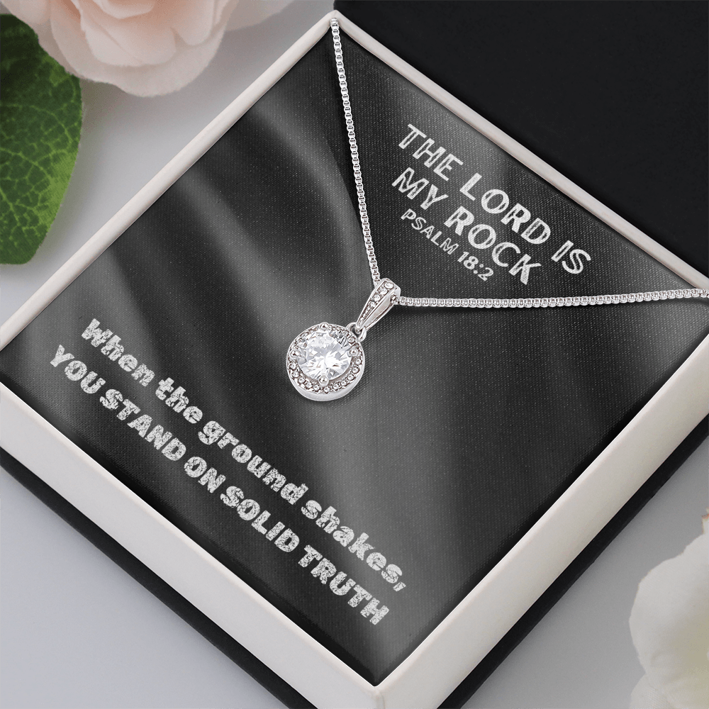 The Lord Is My Rock (Psalm 18:2) | Eternal Hope Pendant Necklace