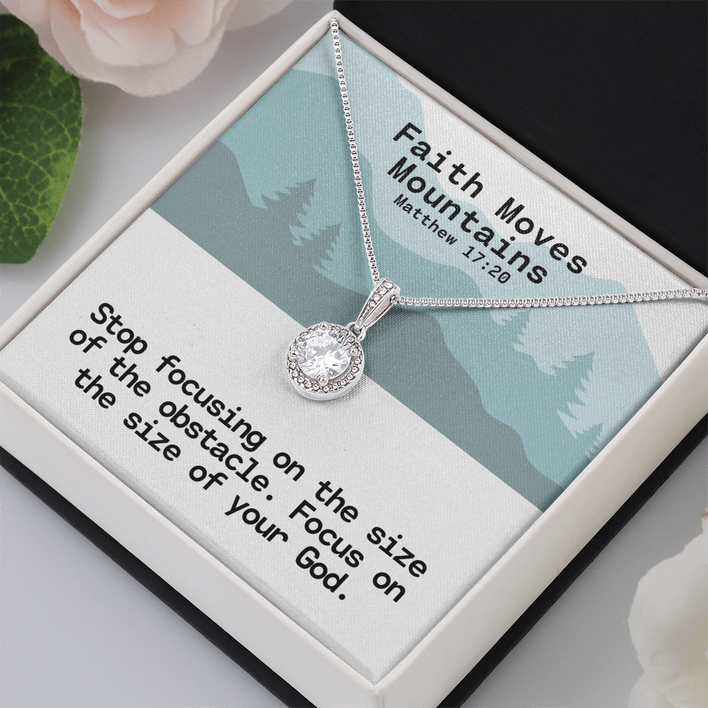 Faith Moves Mountains (Matthew 17:20) | Eternal Hope Pendant Necklace
