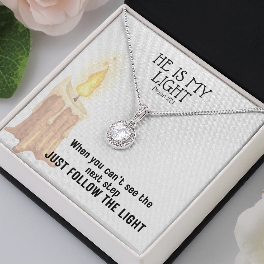 He Is My Light (Psalm 27:1) | Eternal Hope Pendant Necklace