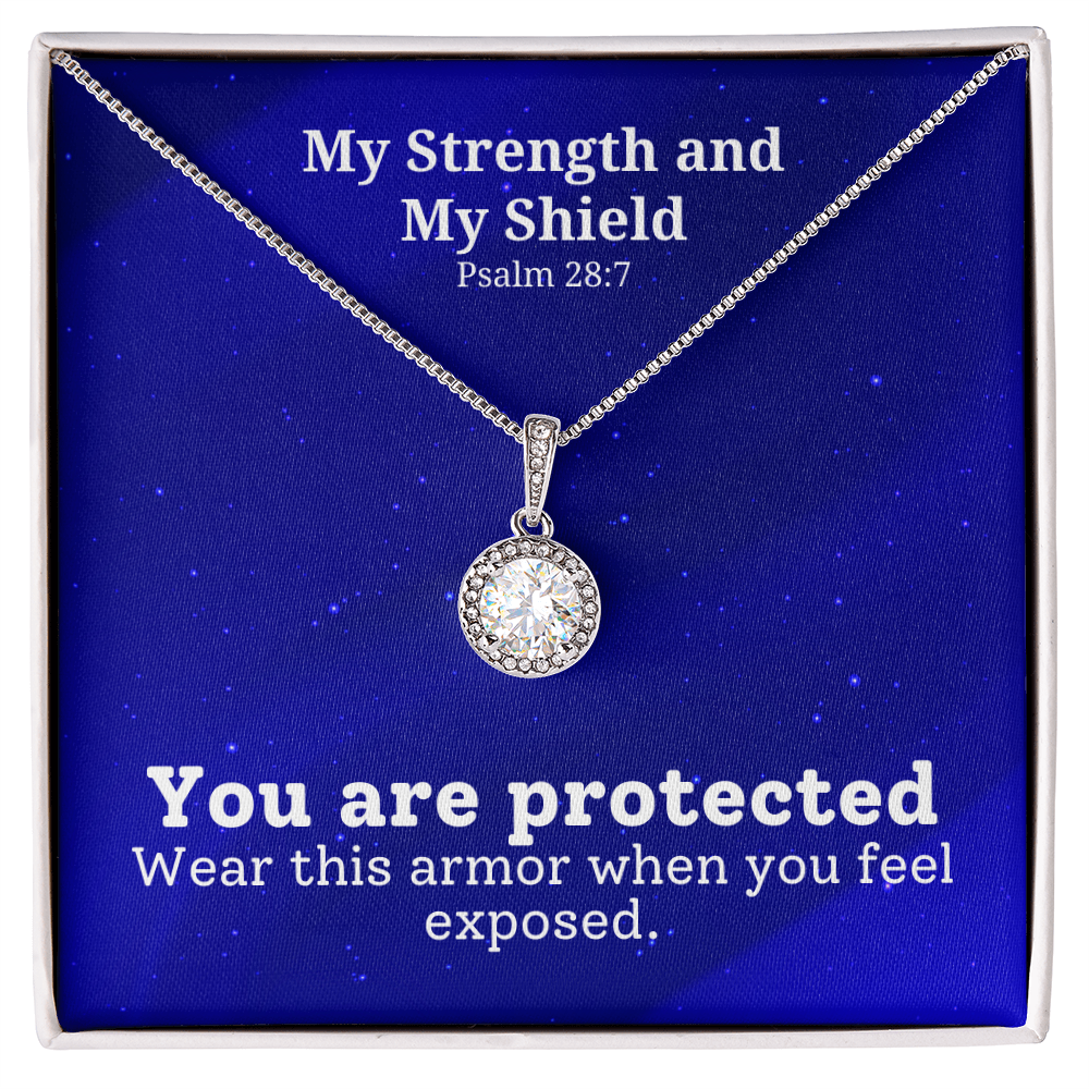 My Strength and My Shield (Psalm 28:7) | Eternal Hope Pendant Necklace