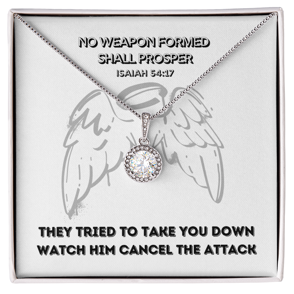 No Weapon Formed Shall Prosper (Isaiah 54:17) | Eternal Hope Pendant Necklace