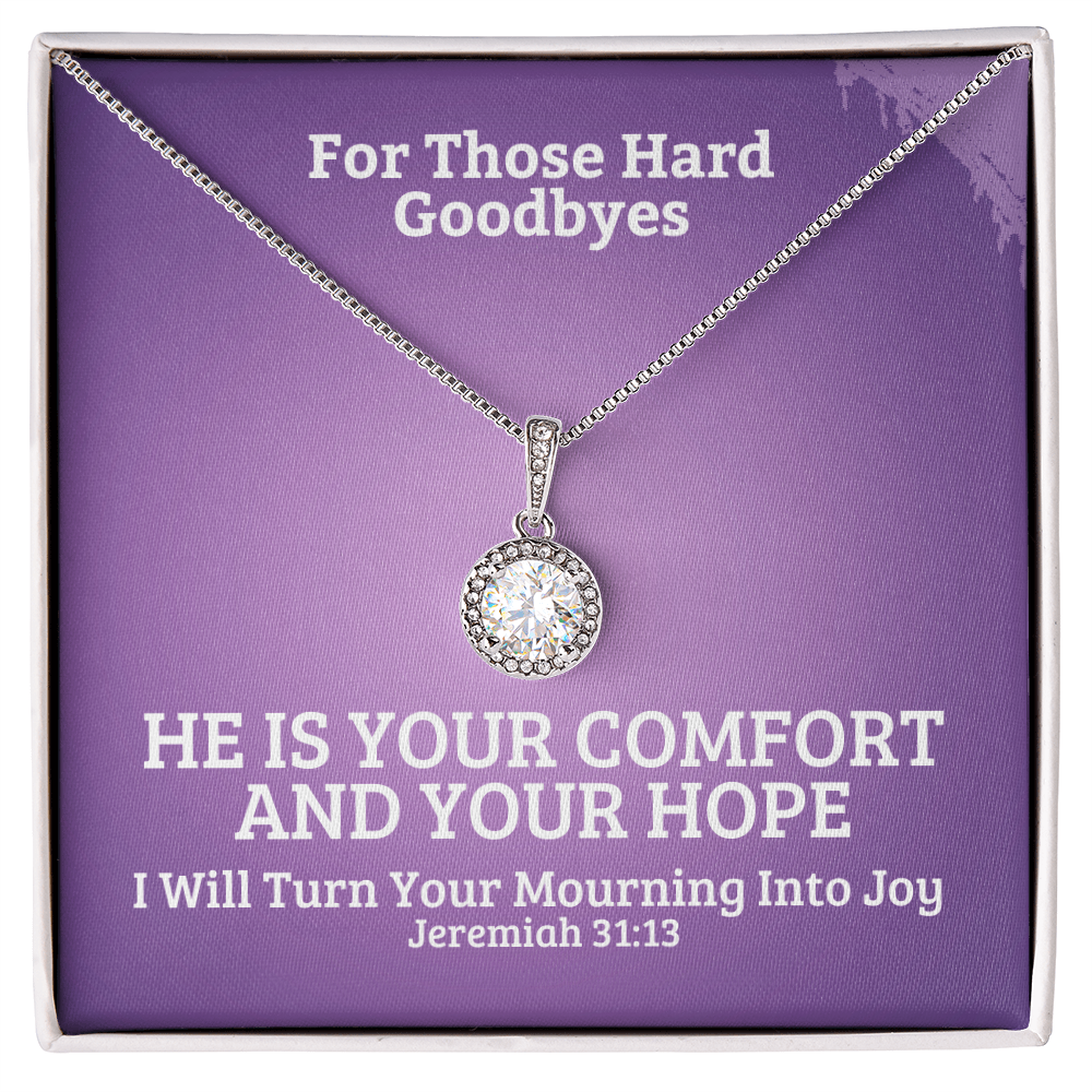 I Will Turn Your Mourning Into Joy (Jeremiah 31:13) | Eternal Hope Pendant Necklace