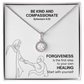 Be Kind And Compassionate (Ephesians 4:32) | Eternal Hope Pendant Necklace
