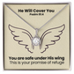 He Will Cover You (Psalm 91:4) | Eternal Hope Pendant Necklace
