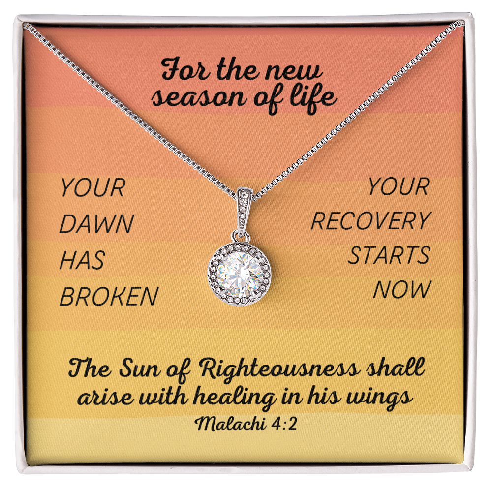Healing In His Wings (Malachi 4:2) | Eternal Hope Pendant Necklace