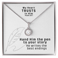 My Heart Trusts In Him (Psalm 28:7) | Eternal Hope Pendant Necklace