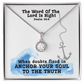 The Word Of The Lord Is Right (Psalm 33:4) | Eternal Hope Pendant Necklace