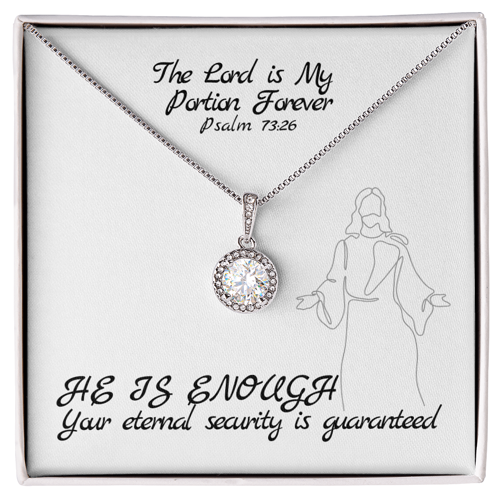 The Lord is My Portion Forever (Psalm 73:26) | Eternal Hope Pendant Necklace