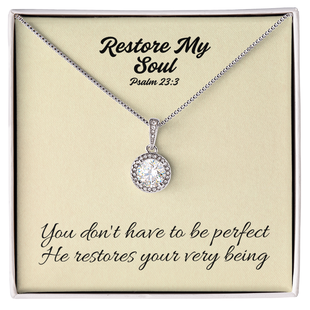 Restore My Soul (Psalm 23:3) | Eternal Hope Pendant Necklace